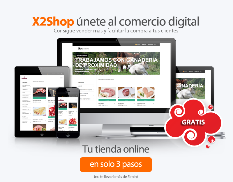 X2Shop, tu carnicería online