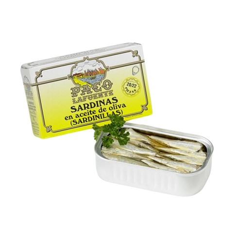 Sardinillas en aceite de oliva Paco Lafuente