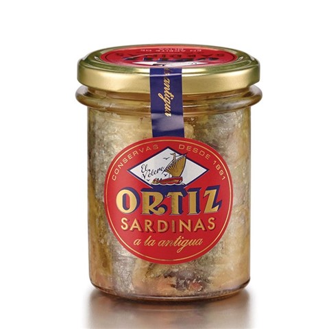 Sardinas a la antigua en aceite de oliva Ortiz